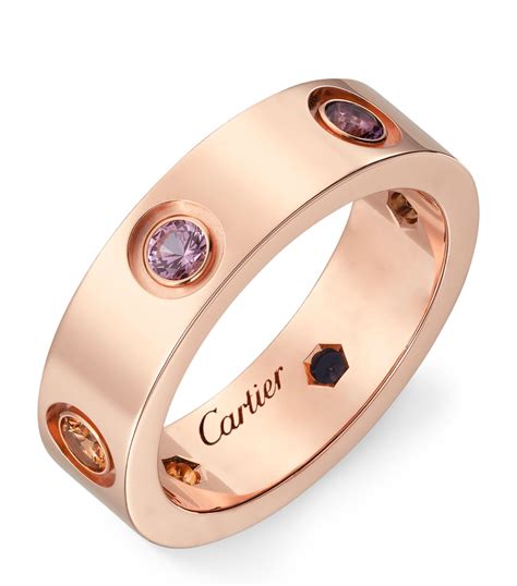 cartier rose gold rings.